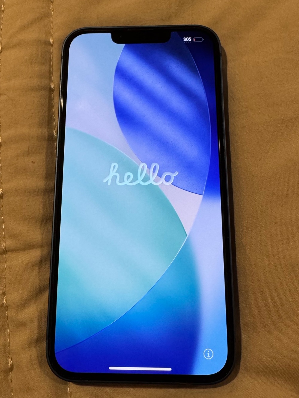 Apple iPhone Blue 13 blue - 128GB and unlocked sim